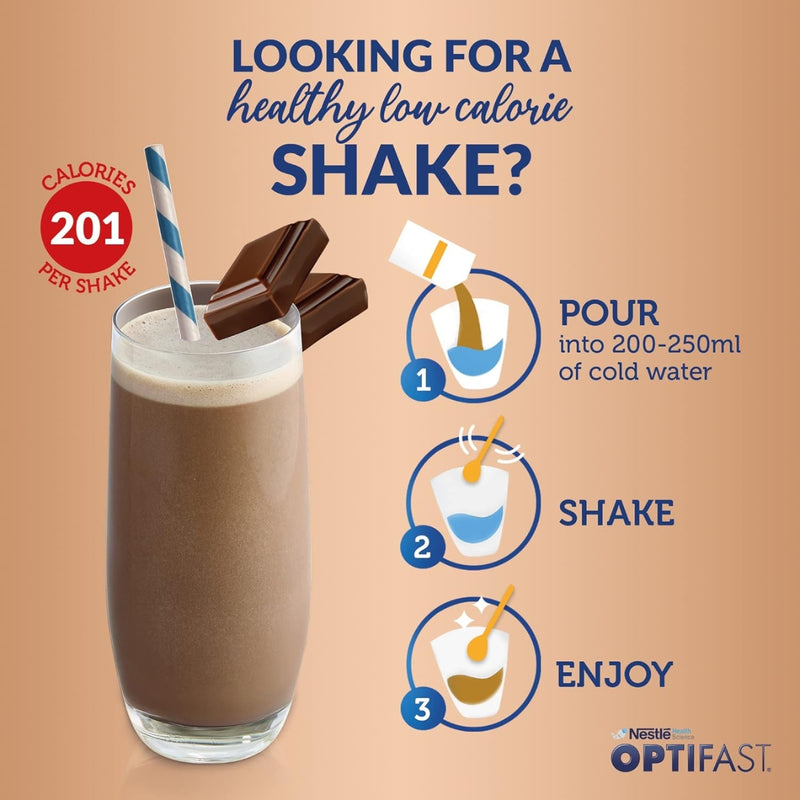 Optifast Very Low Calorie Diet Shake Chocolate Flavor 636g