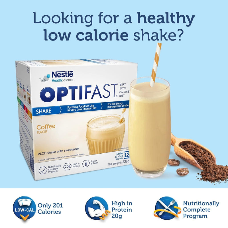 Optifast Very Low Calorie Diet Shake Coffee Flavor 636g