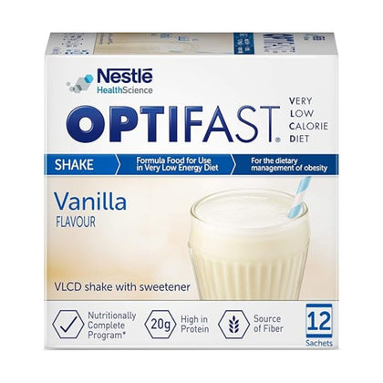 Optifast Very Low Calorie Diet Shake Vanilla Flavor 636g