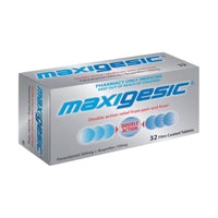 Maxigesic 500mg/150mg Double Action 32 Tablets