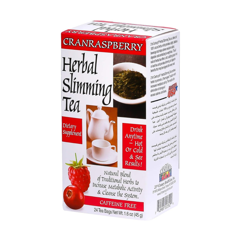 21st Century Herbal Slimming Tea Cranraspberry 24 Bags