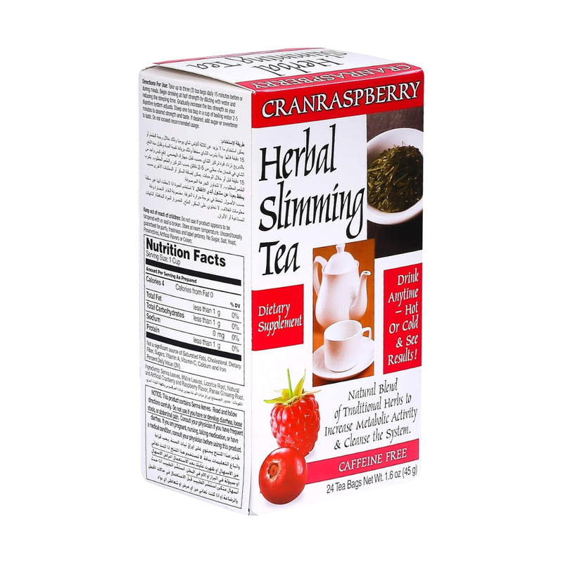 21st Century Herbal Slimming Tea Cranraspberry 24 Bags