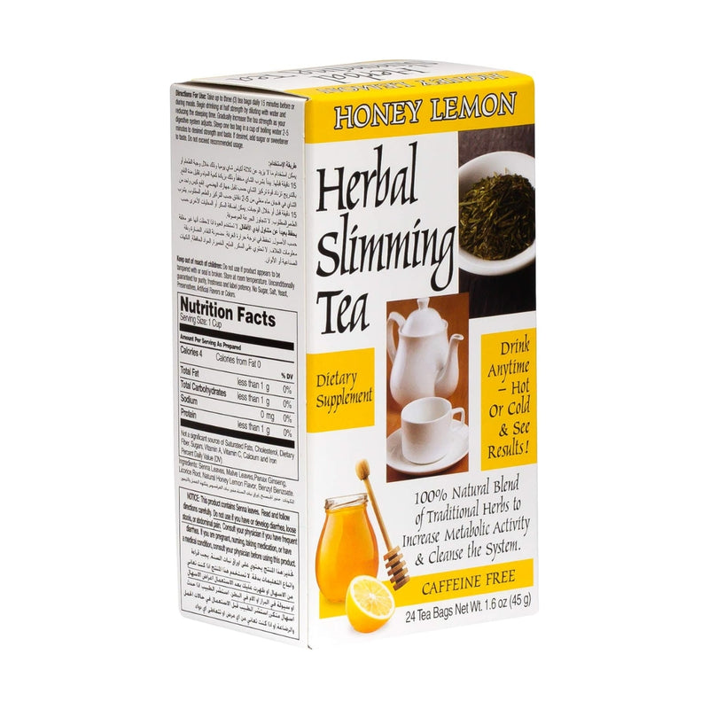 21st Century Herbal Slimming Tea Honey Lemon 24 Bags