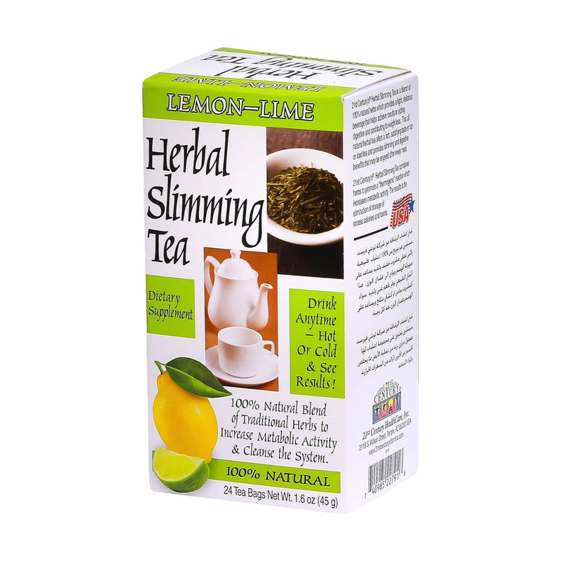 21st Century Herbal Slimming Tea Lemon & Lime 24 Bags