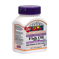 21st Century Omega 3 Fish Oil 1000mg 30 Softgels