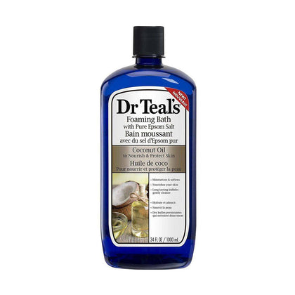 Dr Teals Foaming Bath With Pure Epsom Salt Nourish & Protect 1L