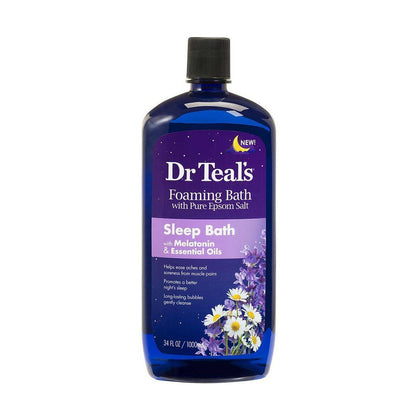 Dr Teals Foaming Bath With Pure Epsom Salt Sleep Bath 1L