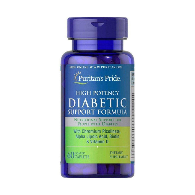 Puritans Pride Diabetic Support Formula 60 Caplets