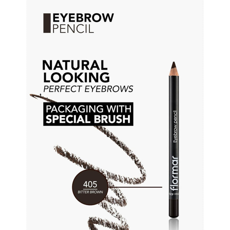 Flormar Eyebrow Pencil 405 Bitter Brown 4.5g