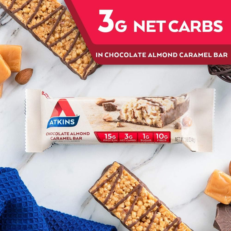 Atkins Meal Protein Bar Chocolate Almond Caramel 48g