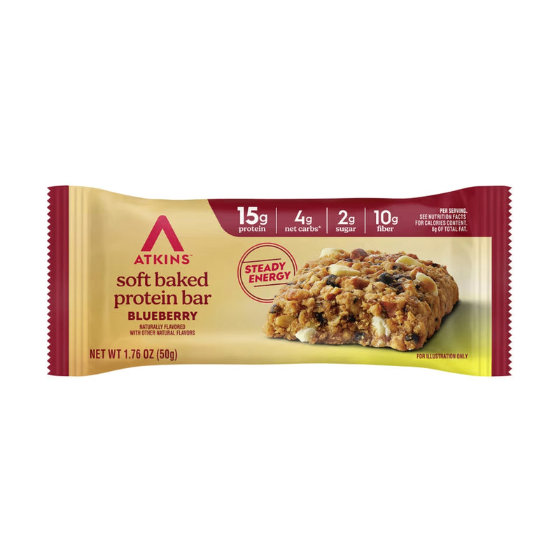 Atkins Meal Protein Bar Soft Baked Blueberry 50g