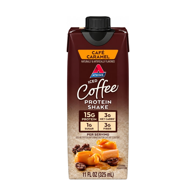 Atkins Protein Rich Shake Ready To Drink Cafe Caramel 325ml