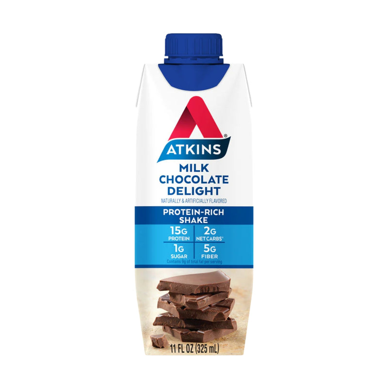 Atkins Protein Rich Shake Ready To Drink Milk Chocolate Delight 325ml