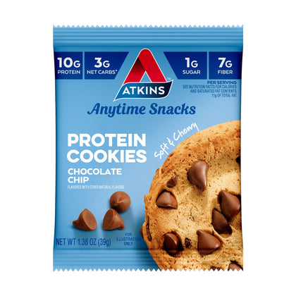 Atkins Snack Protein Cookies Chocolate Chip 39g