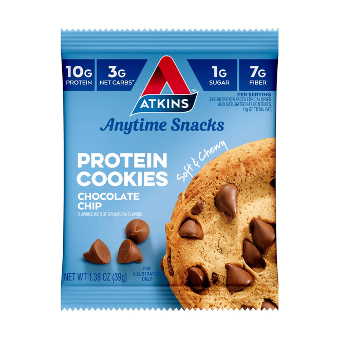 Atkins Snack Protein Cookies Chocolate Chip 39g