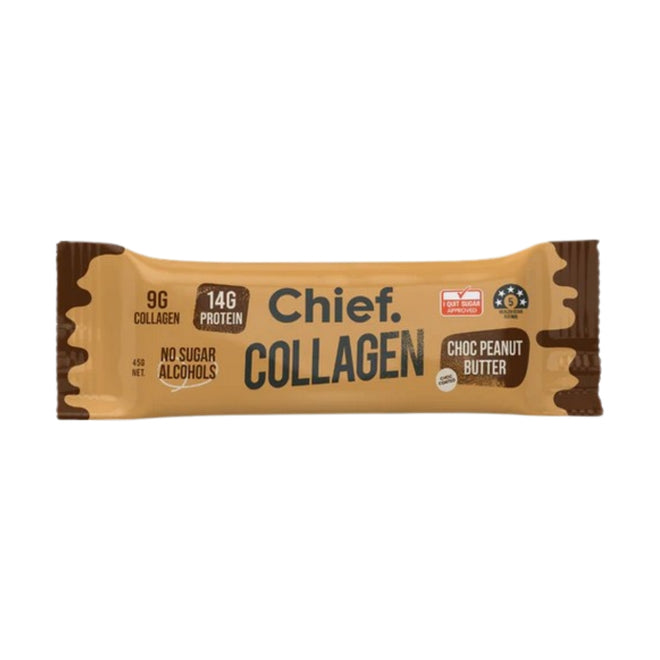 Chief Collagen Protein Bar Chocolate Peanut Butter 45g