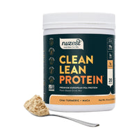 Nuzest Clean Lean Premium Pea Protein Drink Mix Chai Turmeric + Maca 500g