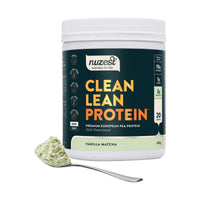 Nuzest Clean Lean Premium Pea Protein Drink Mix Vanilla Matcha 500g