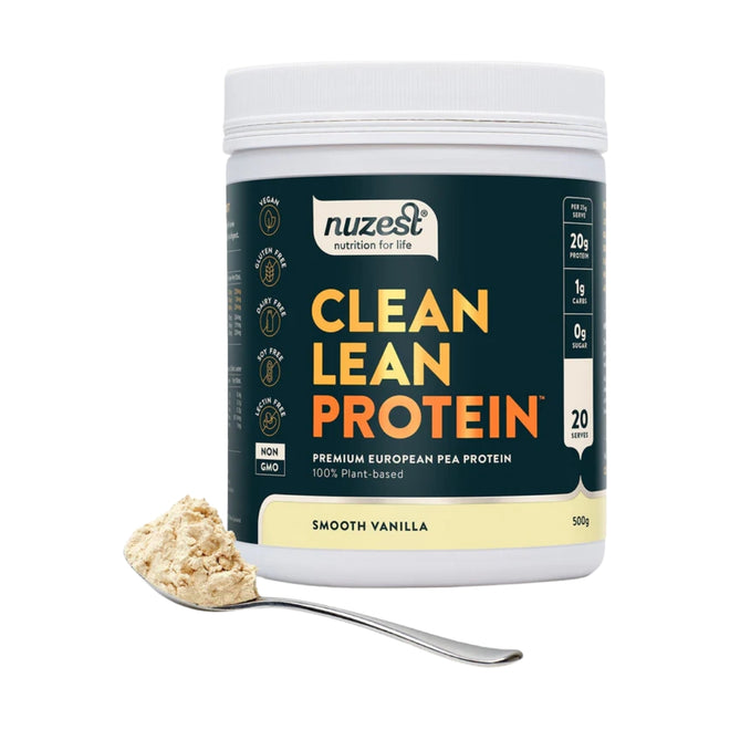 Nuzest Clean Lean Premium Pea Protein Drink Mix Vanilla 500g