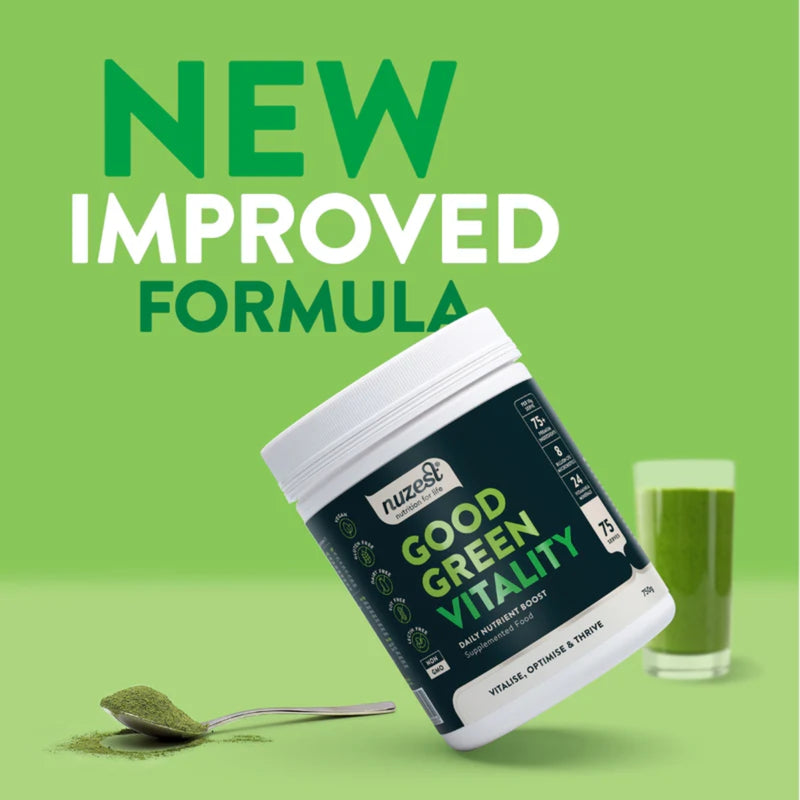 Nuzest Good Green Vitality Daily Nutrient Boost Supplemented Food Powder 300g