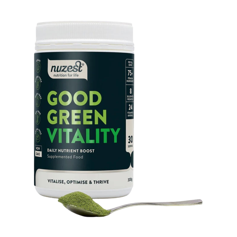 Nuzest Good Green Vitality Daily Nutrient Boost Supplemented Food Powder 300g