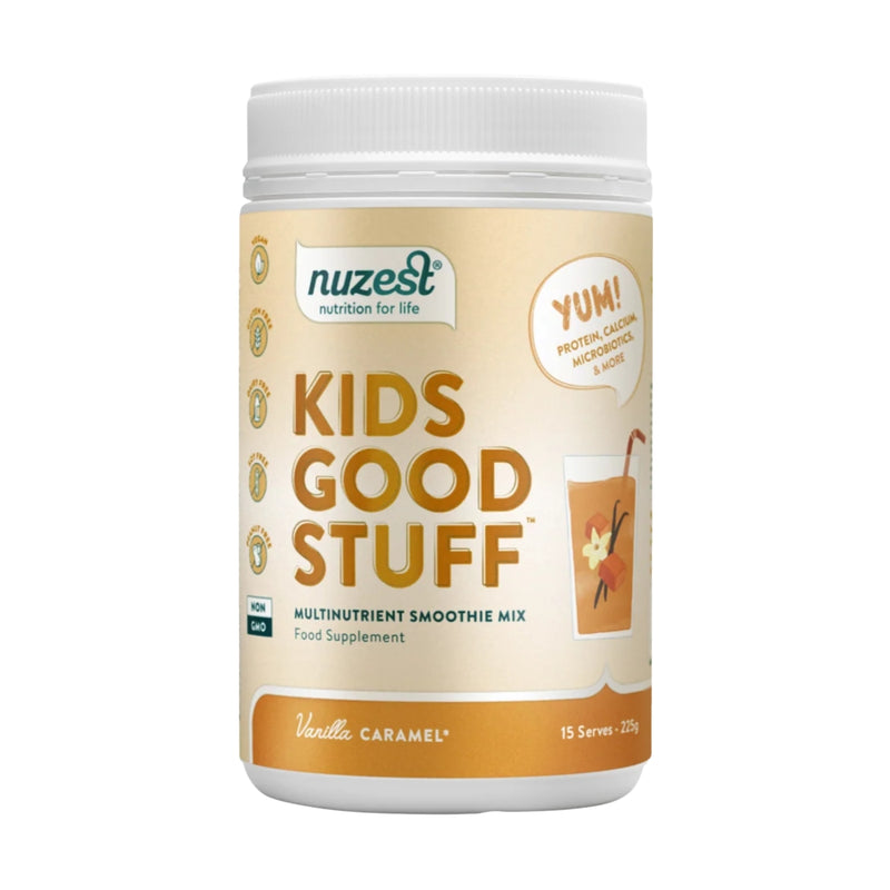 Nuzest Kids Good Stuff Multinutrient Drink Mix Vanilla Caramel 225g