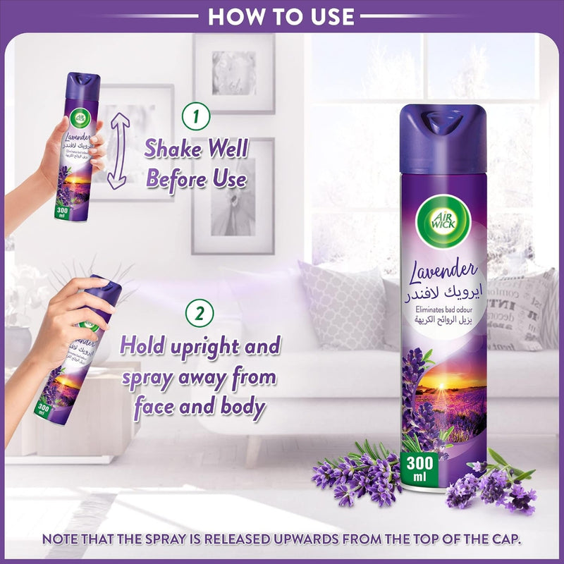 Air Wick Air Freshener Aerosol Spray Lavender 300ml