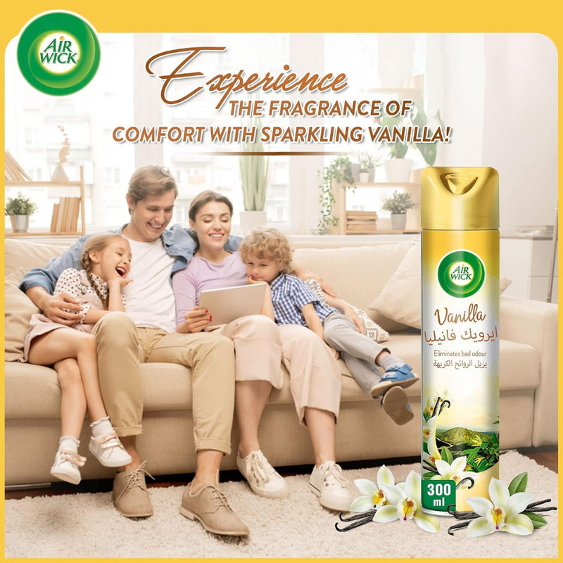 Air Wick Air Freshener Aerosol Spray Vanilla 300ml