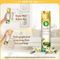 Air Wick Air Freshener Aerosol Spray Vanilla 300ml