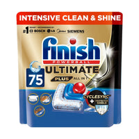 Finish Powerball Ultimate Plus All In 1 Lemon Sparkle 75 Dishwasher Tablets