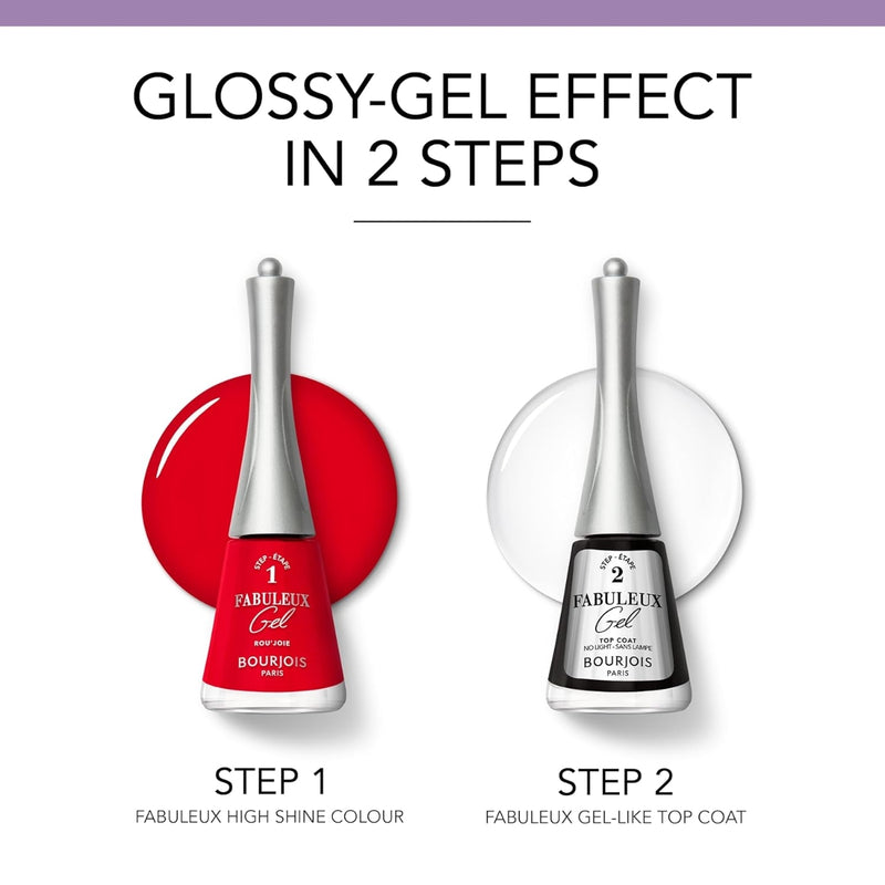 Bourjois Fabuleux Gel Nail Polish 310 RouJoie 9ml