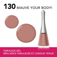 Bourjois Fabuleux Gel Nail Polish 130 Mauve Your Body 9ml