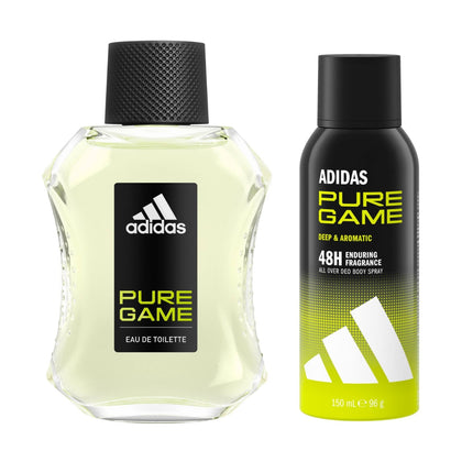 Adidas Pure Game Eau de Toilette 100ml + Body Spray 150ml Gift Set