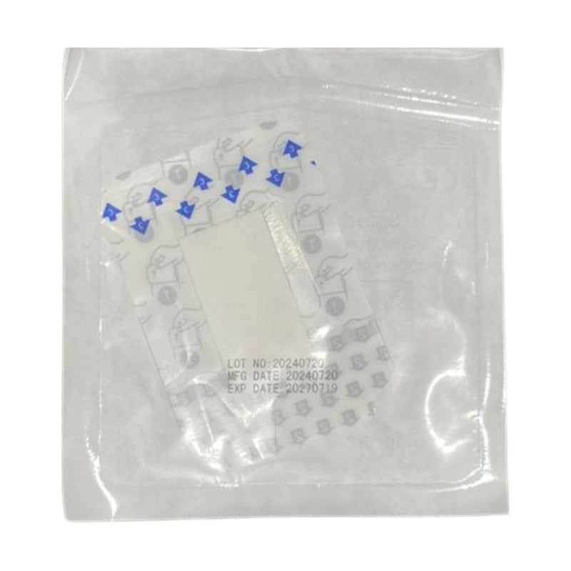 Wolaid Safedress Transparent Sterile Film Dressing With Pad 7cmx10cm