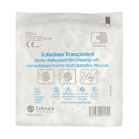 Wolaid Safedress Transparent Sterile Film Dressing With Pad 7cmx10cm