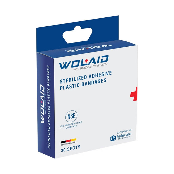 Wolaid Sterilized Adhesive Plastic Bandages 30 Spots