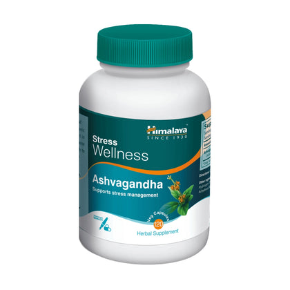 Himalaya Ashvagandha Stress Wellness 120 Capsules - Chemist Warehouse UAE