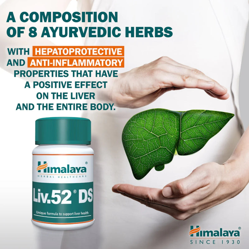 Himalaya Liv 52 DS Liver Support 90 Tablets