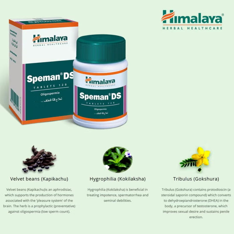 Himalaya Speman DS 120 Tablets