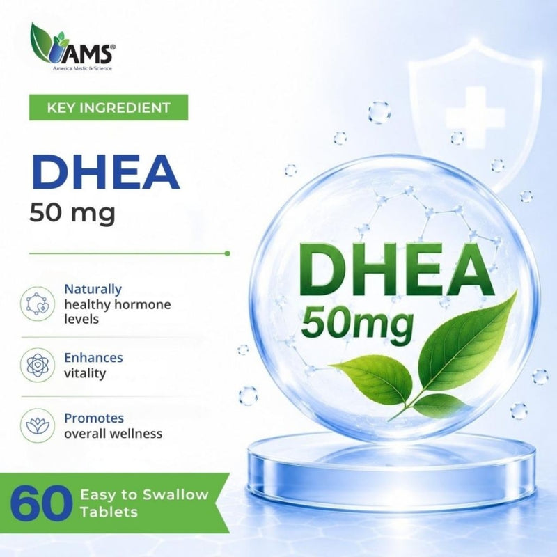 AMS DHEA 50 ملجم 60 قرصًا