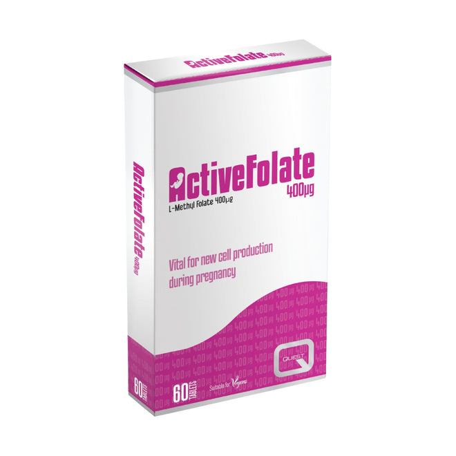 Quest ActiveFolate إل-ميثيل فولات 400 ميكروجرام 60 قرصًا