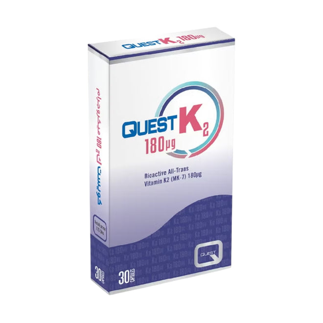 Quest K2 Bioactive MK7 180mcg 30 Tablets