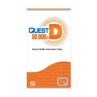 Quest D 50000IU 15 Tablets