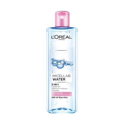 Loreal Paris Micellar Cleansing Water Makeup Remover Moisturizing 400ml