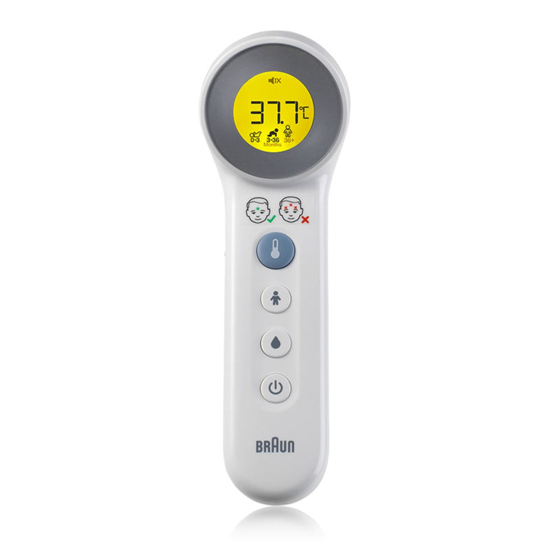Braun Forehead Thermometer No Touch + Touch White BNT400