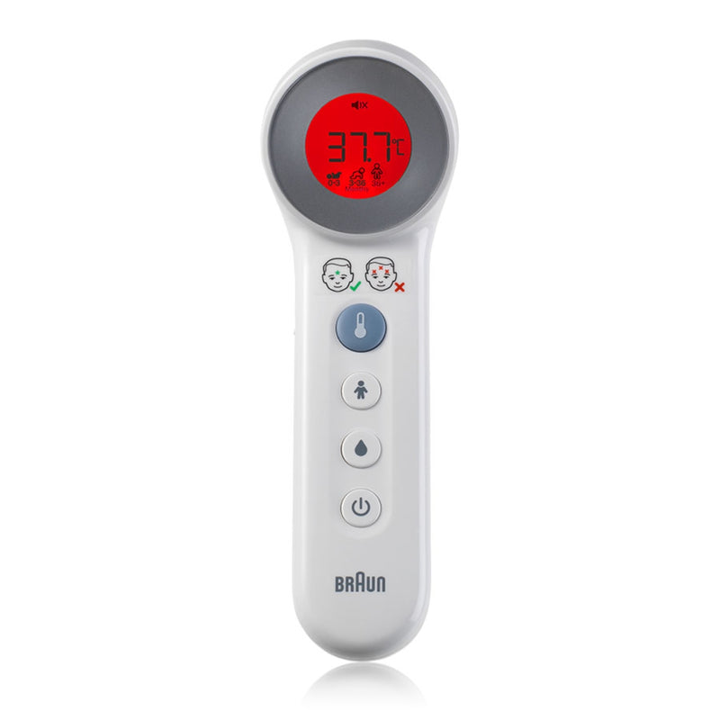 Braun Forehead Thermometer No Touch + Touch White BNT400