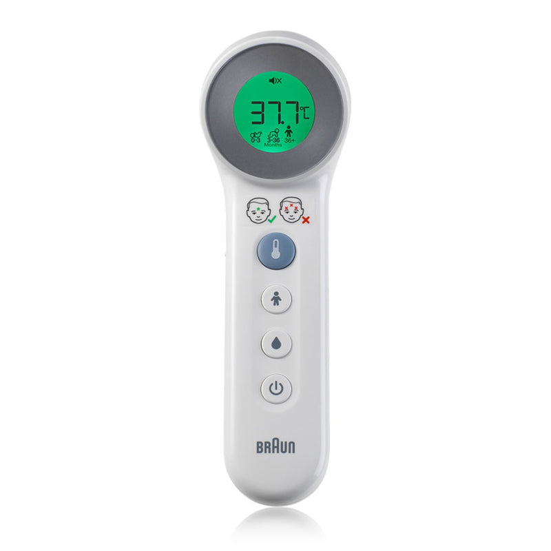 Braun Forehead Thermometer No Touch + Touch White BNT400