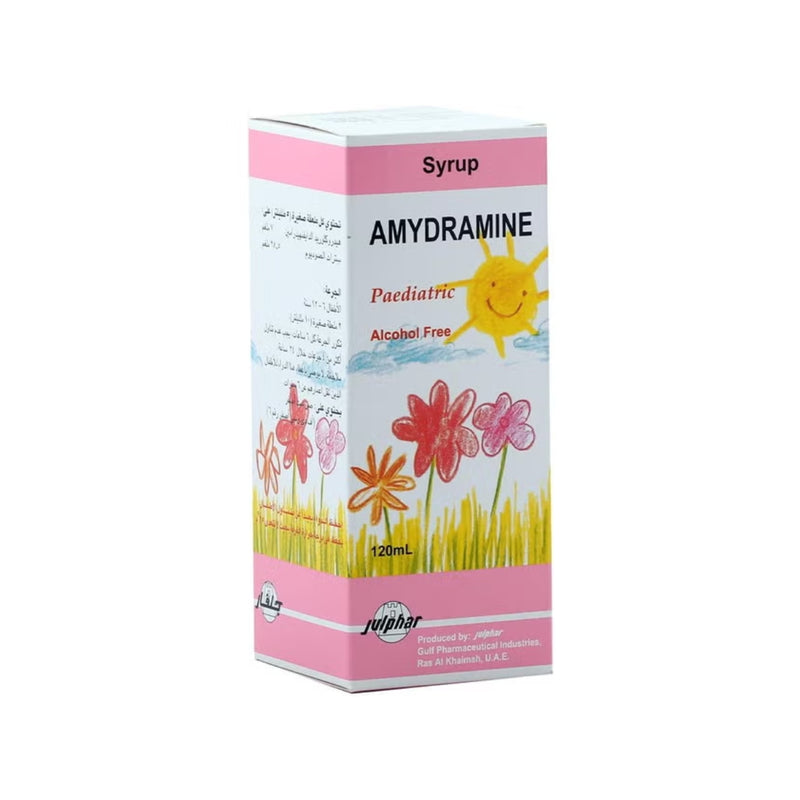 Amydramine Pedriatric Alcohol Free Syrup 120ml
