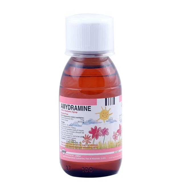 Amydramine Pedriatric Alcohol Free Syrup 120ml