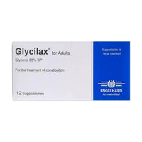 Glycilax Rectal Suppositories Adult 12 Strips